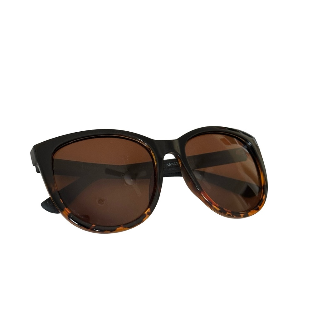 Foster Grant Polarized Sunglasses Women Brown Tortoise Oversized UV Protection - Picture 2 of 9